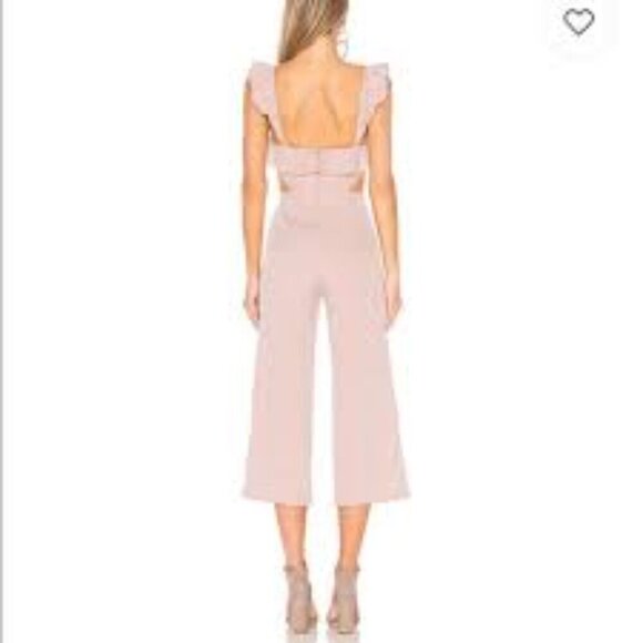 Anthropologie Pants - Ale for Anthropologie Gingham Ruffled Jumpsuit Romper size XL